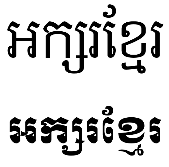 Full khmer font