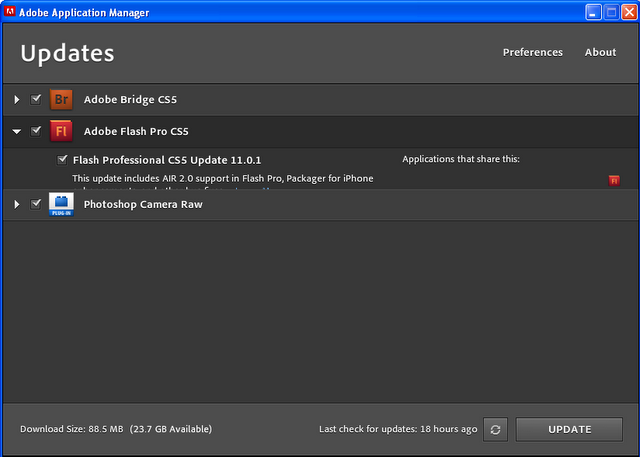 adobe updater 5.1